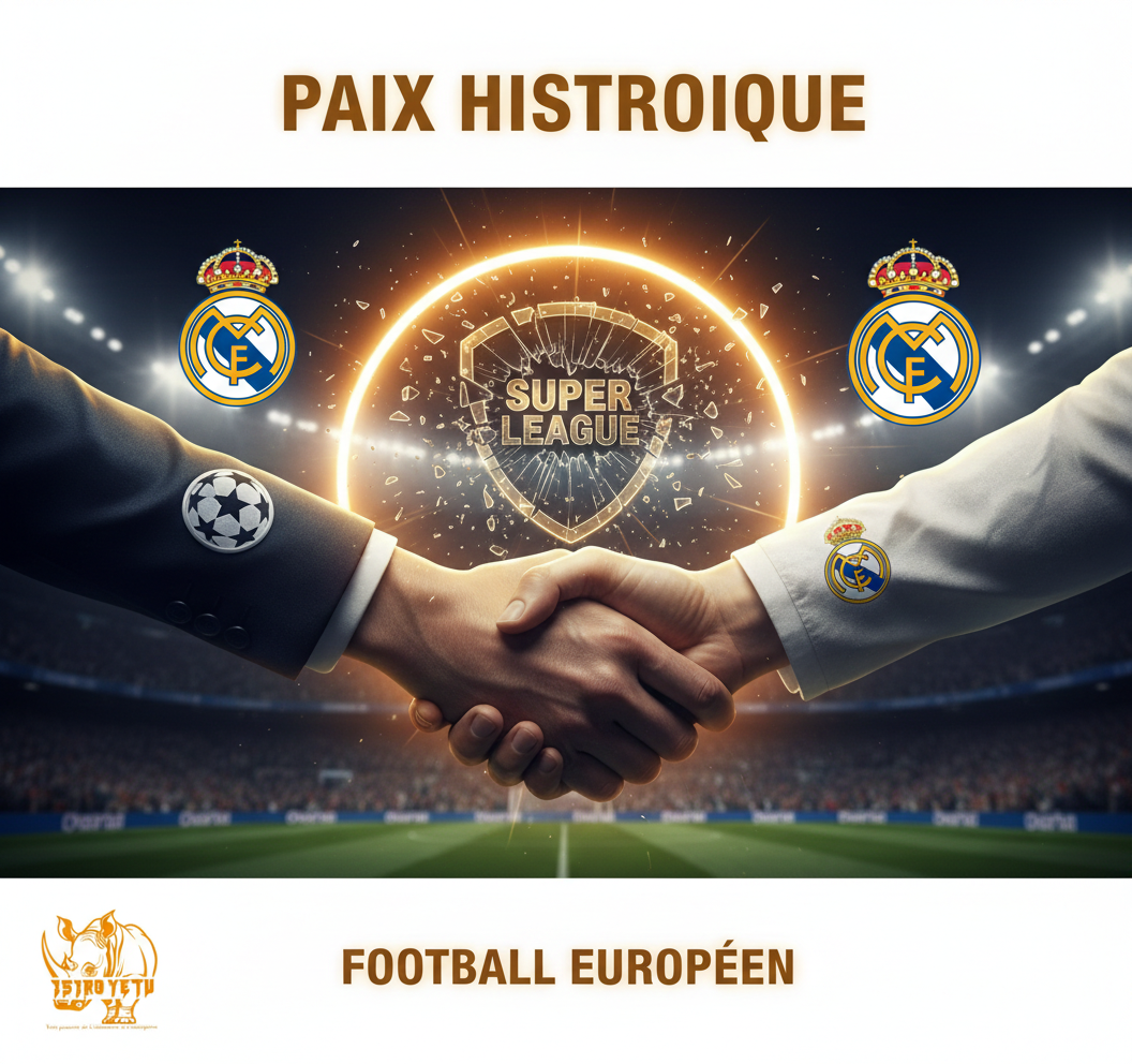 FOOTBALL : Paix historique entre l’UEFA et le Real Madrid, vers la fin du feuilleton « Super Ligue » ?