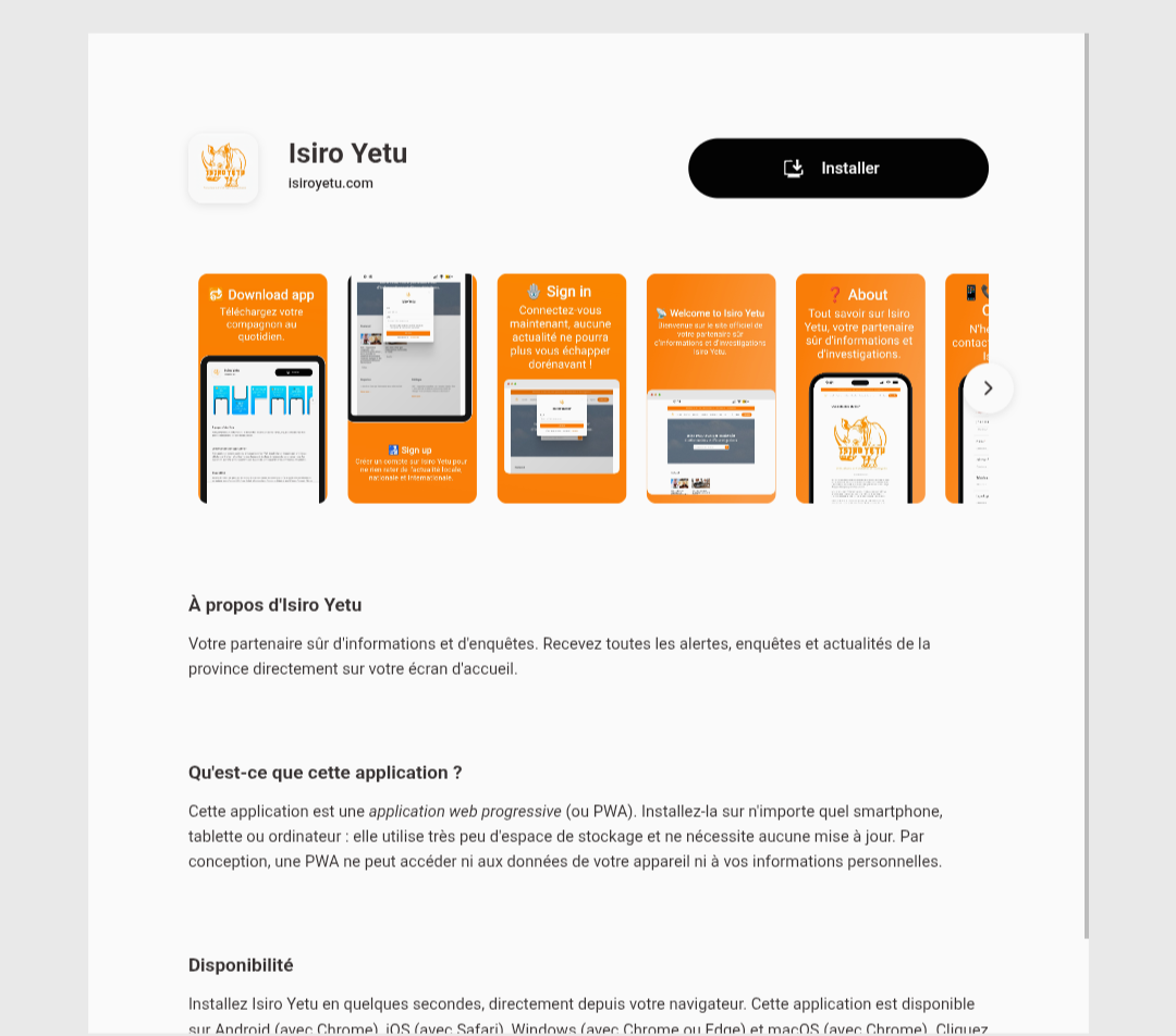 RÉVOLUTION NUMÉRIQUE DANS LE HAUT-UELE : L’Information vous suit partout avec la nouvelle application Isiro Yetu